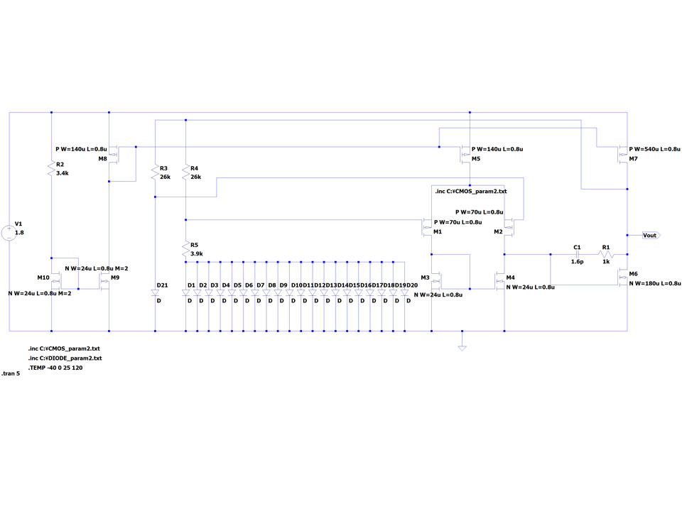 回路設計CAD/シミュレーション通信講座(CMOSオペアンプ編)の内容
